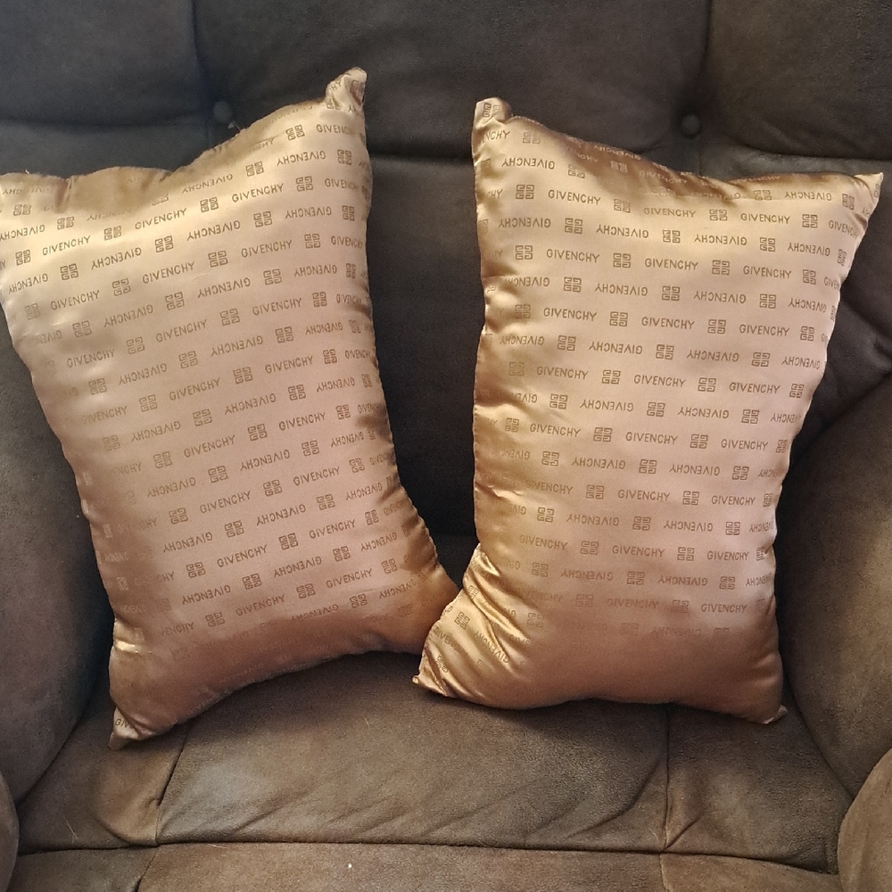 Hand Crafted Gold Bag Purse Pillows